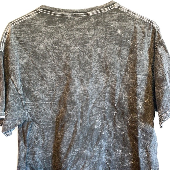 Batman The Dark Knight Graphic T-shirt Acid Washed Large - Picture 5 of 6